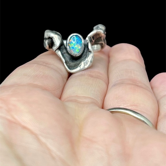 Vintage Frederick Prete one of a kind opal ring - Picture 5 of 6